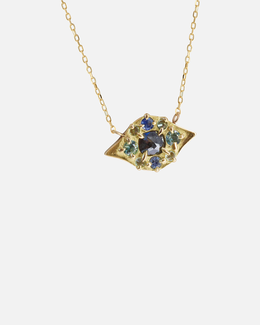 Dew 35 / Sapphire Pendant By Hiroyo