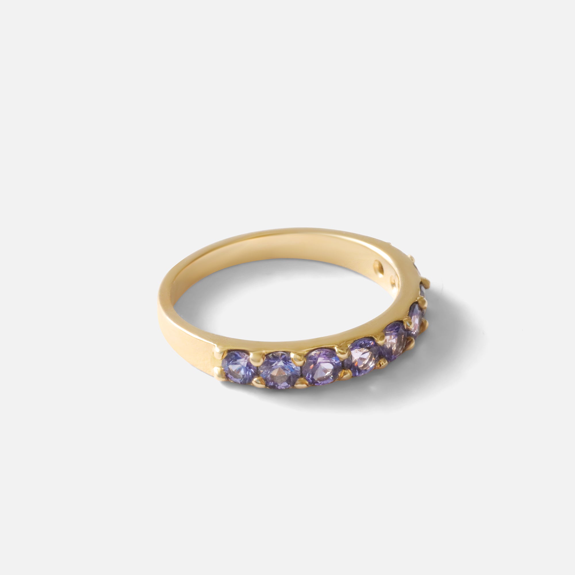 Dew / 3mm Purple Sapphire Ring By Hiroyo in WEDDING Category