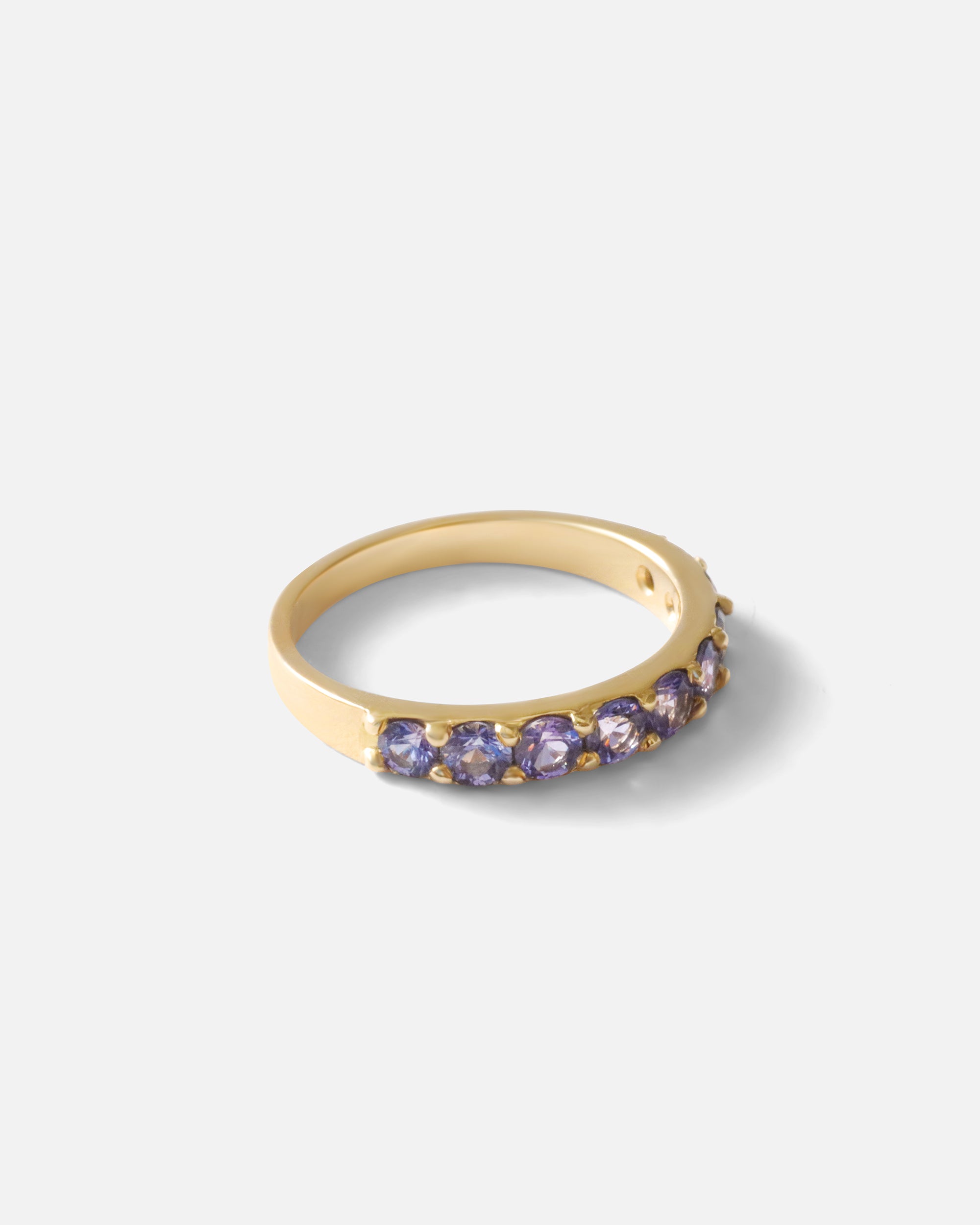 Dew / 3mm Purple Sapphire Ring By Hiroyo