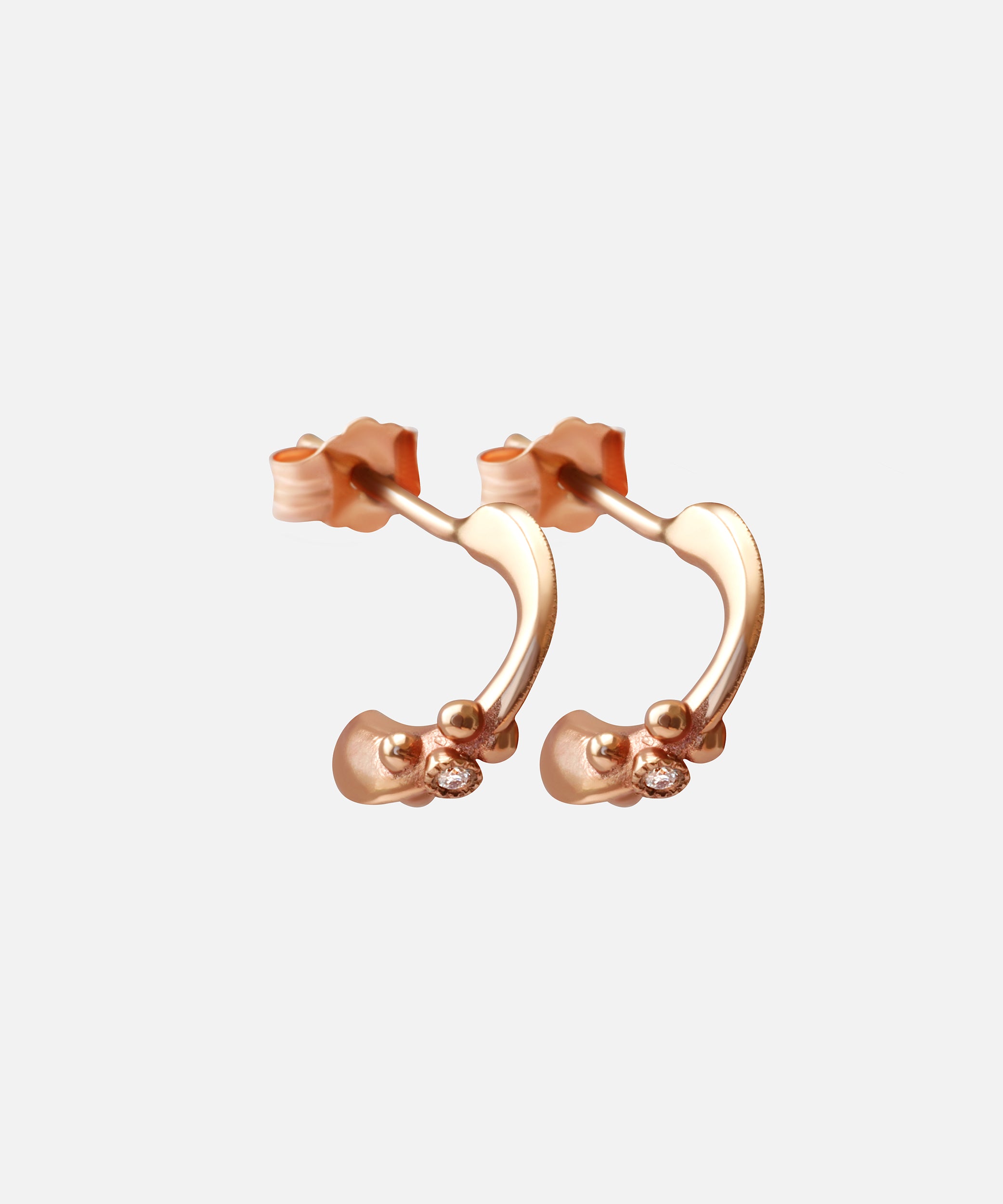 Melee 7B / Diamond Studs By Hiroyo in earrings Category