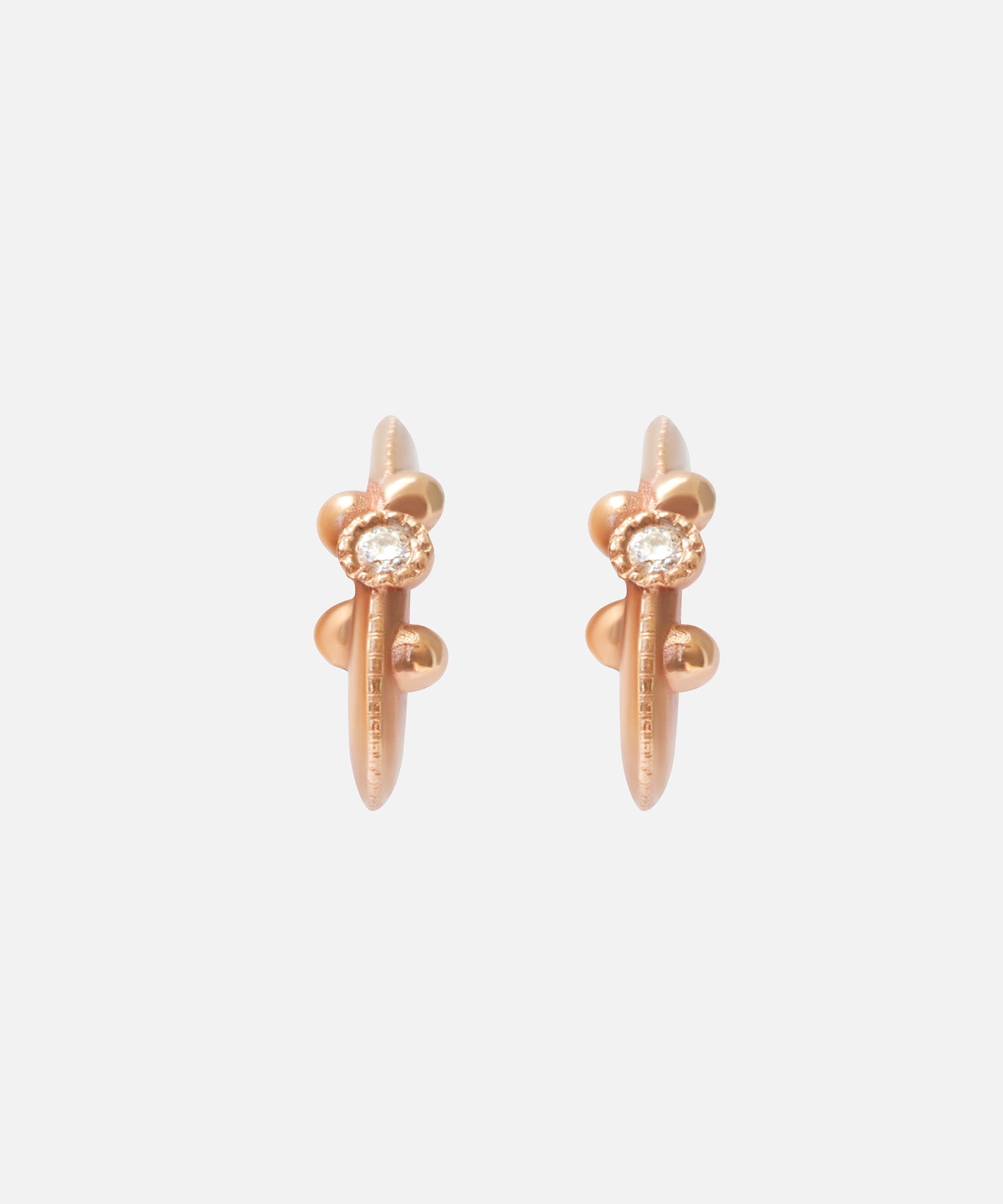 Melee 7B / Diamond Studs By Hiroyo in earrings Category