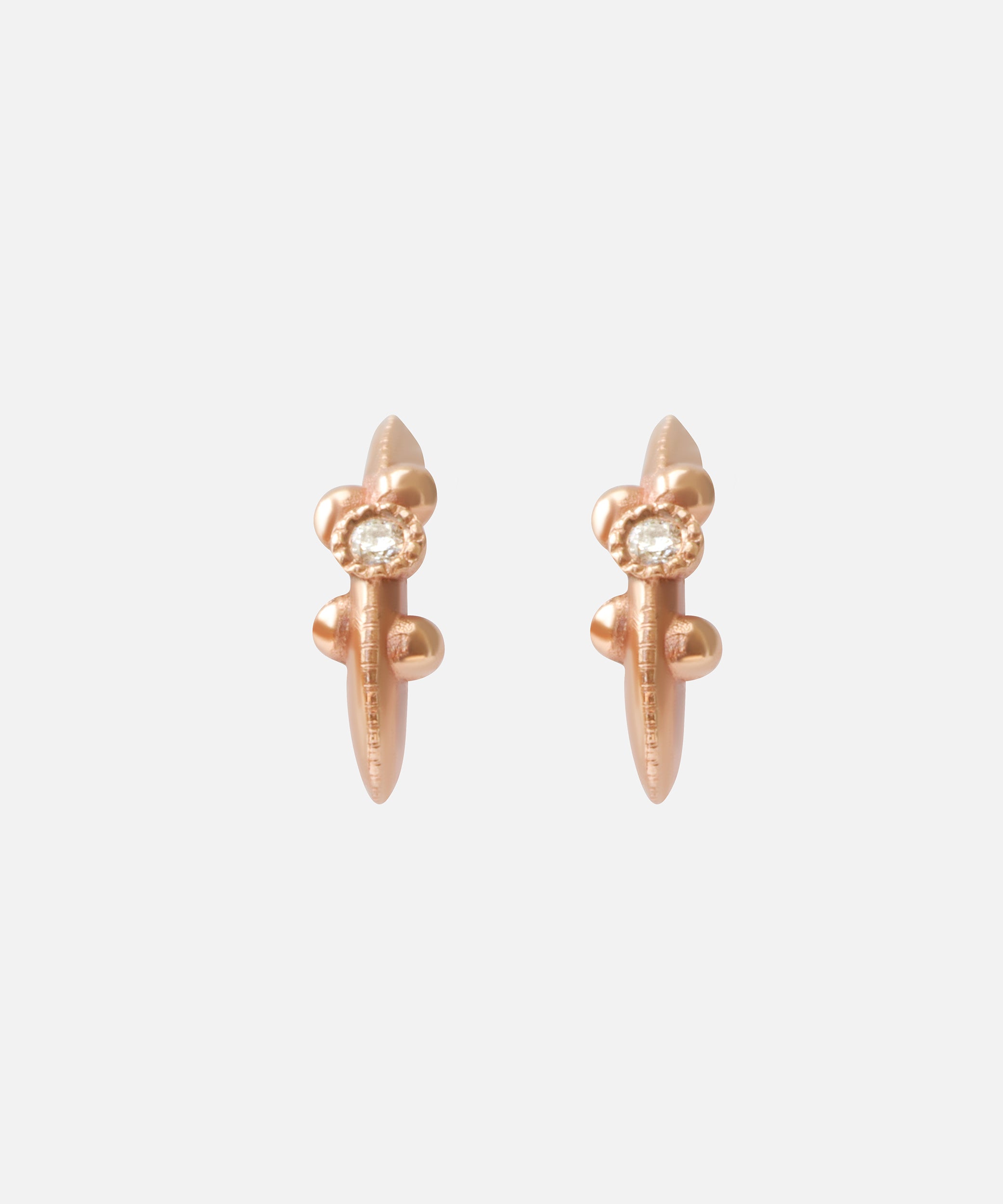 Melee 7B / Diamond Studs By Hiroyo in earrings Category