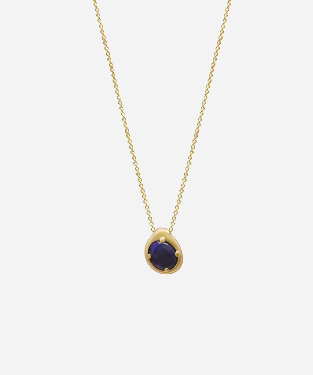 Front view of Black Opal Pendant 