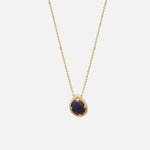 Front view of Black Opal Pendant 