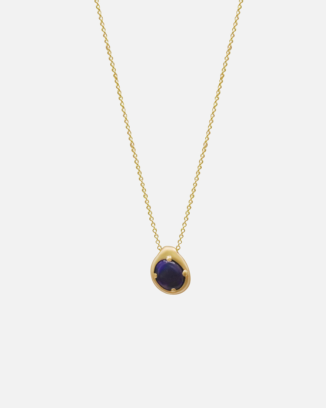 Front view of Black Opal Pendant 
