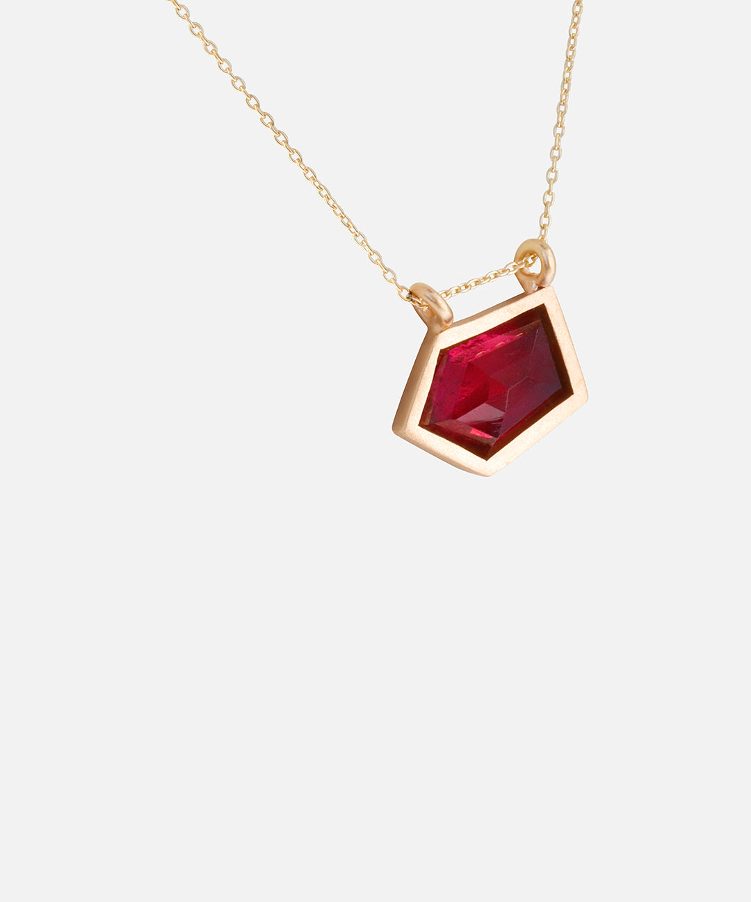 Rock / Mozambique Garnet Pendant By Hiroyo