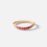 Bright Cut U Band / Rubies By Hiroyo