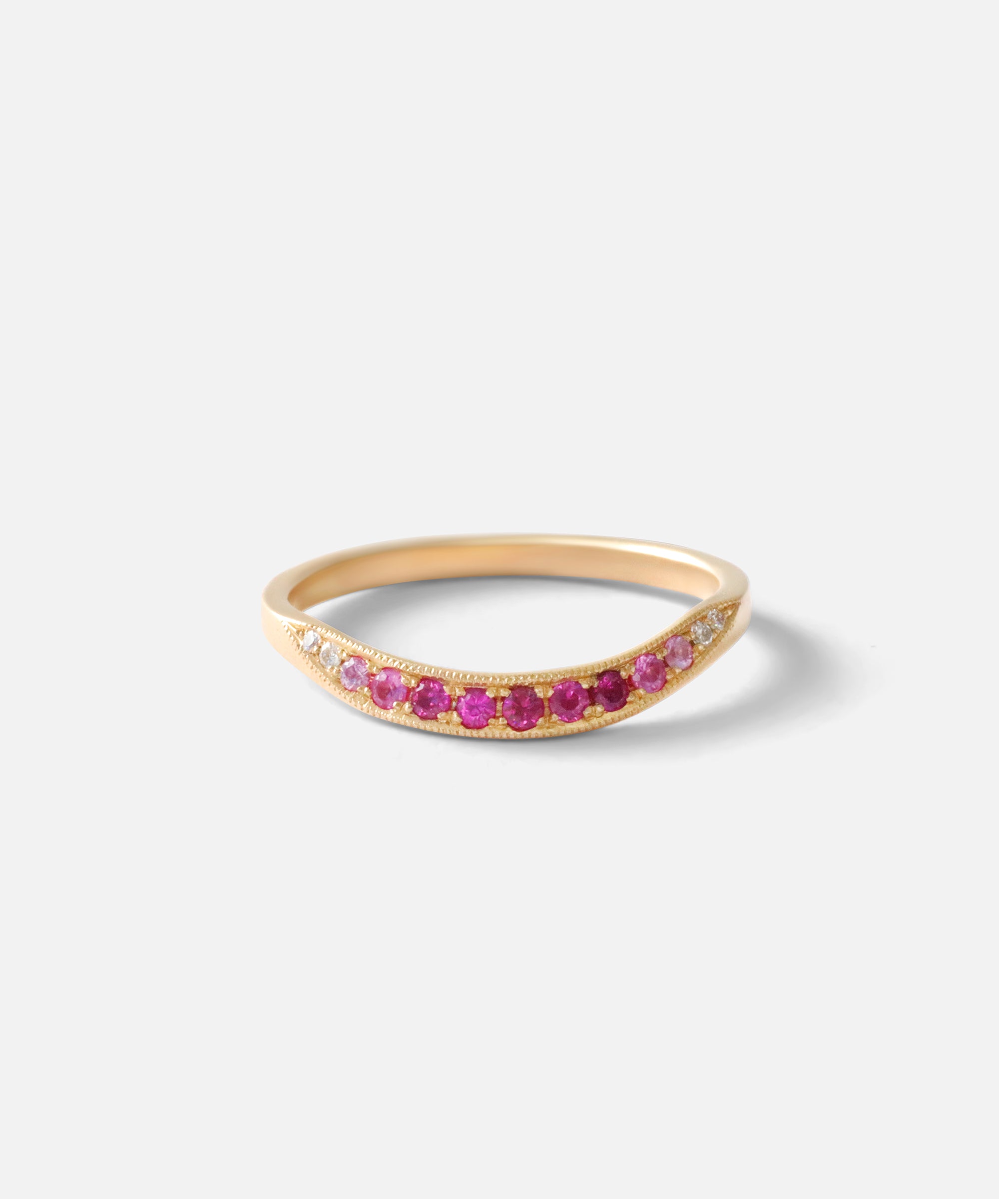 Bright Cut U Band / Rubies By Hiroyo
