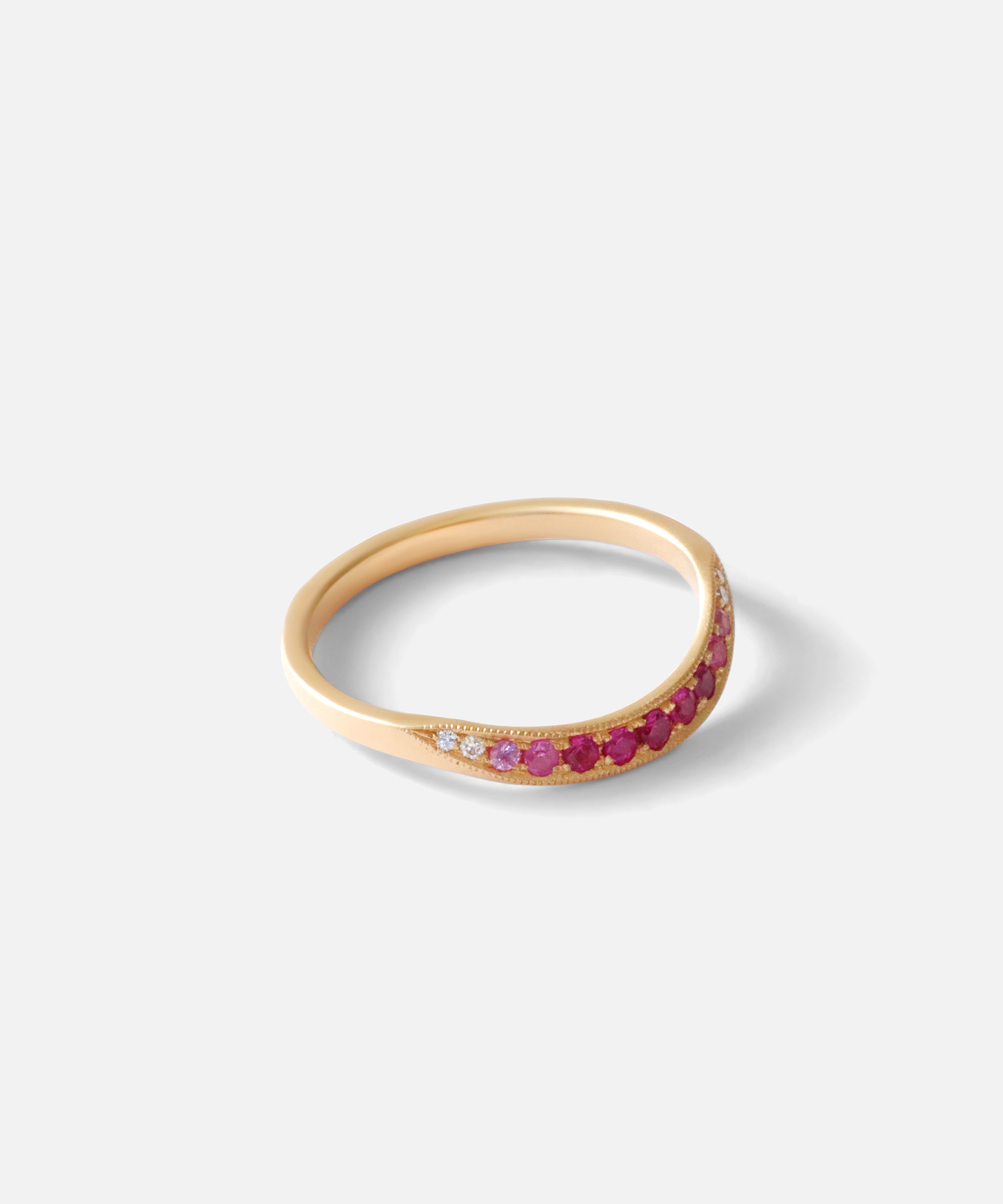Bright Cut U Band / Rubies By Hiroyo