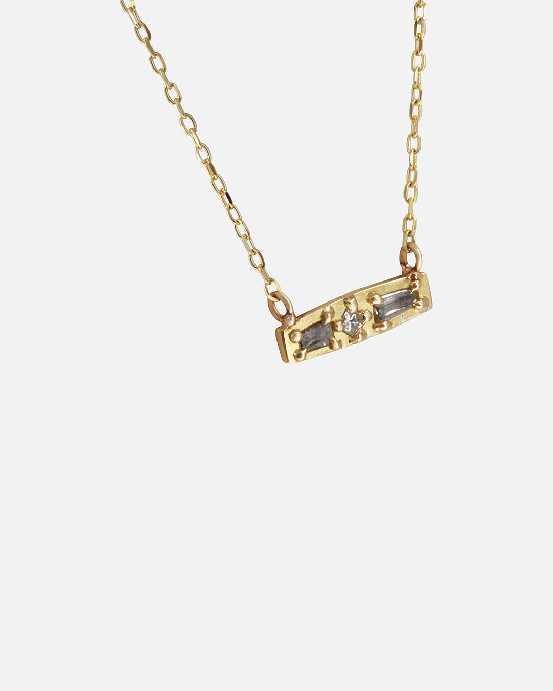 Dew 35 / Colored Diamond Pendant By Hiroyo