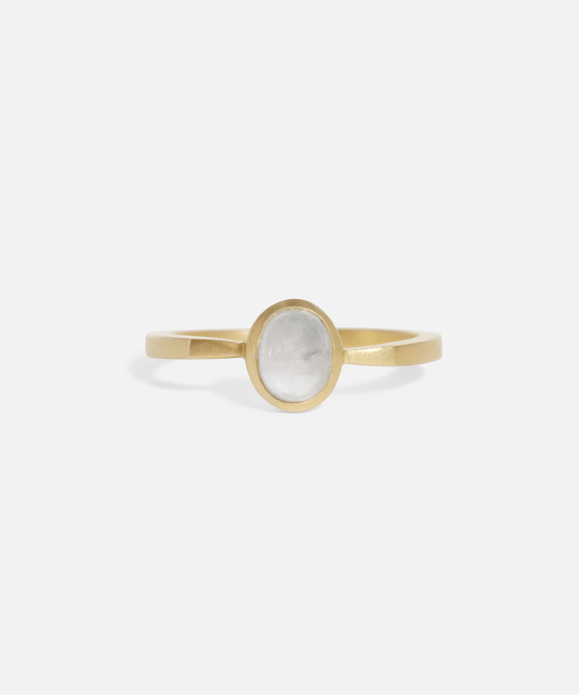 Front view of Free Form Pebble Ring by Hiroyo