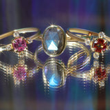 Oval Labradorite / Ring By Akiko in rings Category