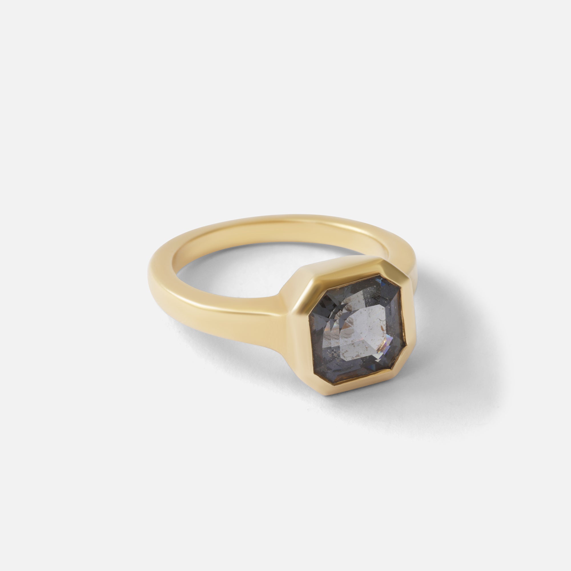 Grey Spinel Ring By Bree Altman in ENGAGEMENT Category