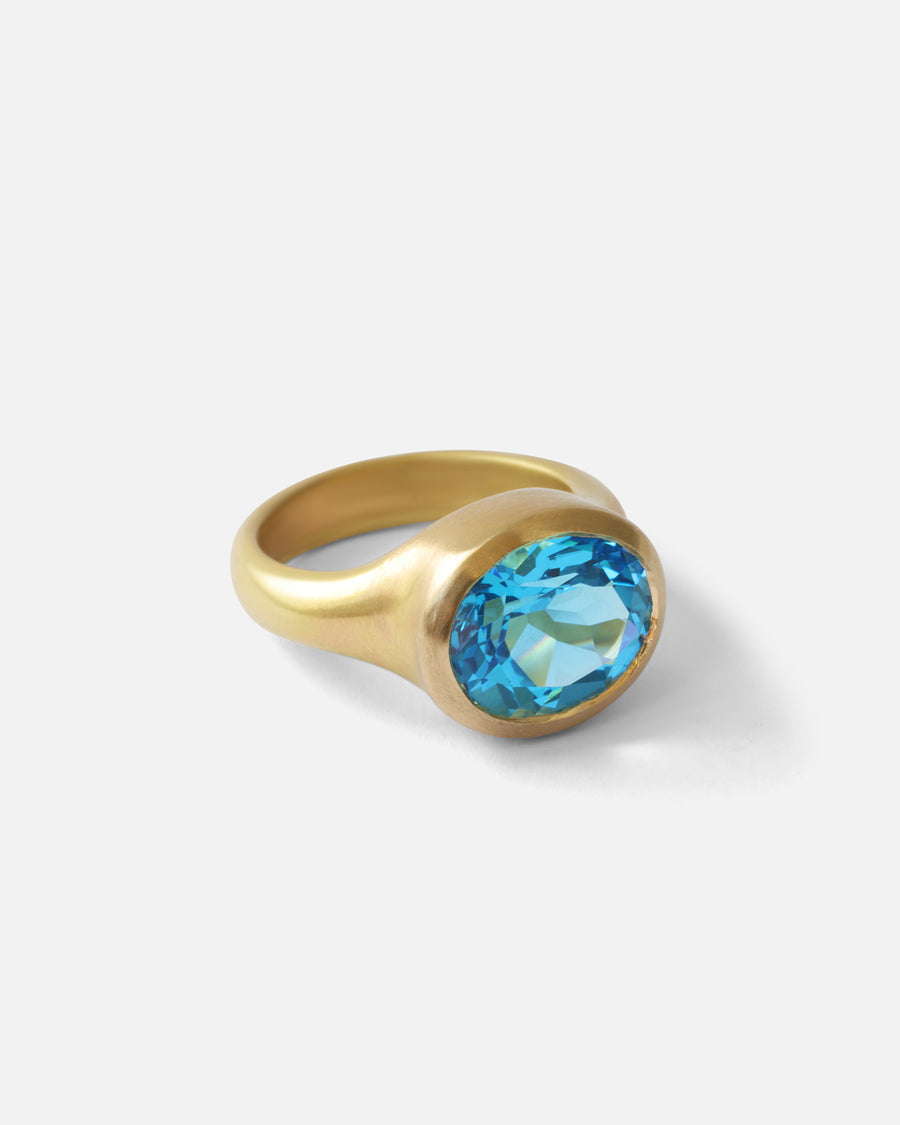 Swiss Blue Topaz Ring By Bree Altman in ENGAGEMENT Category