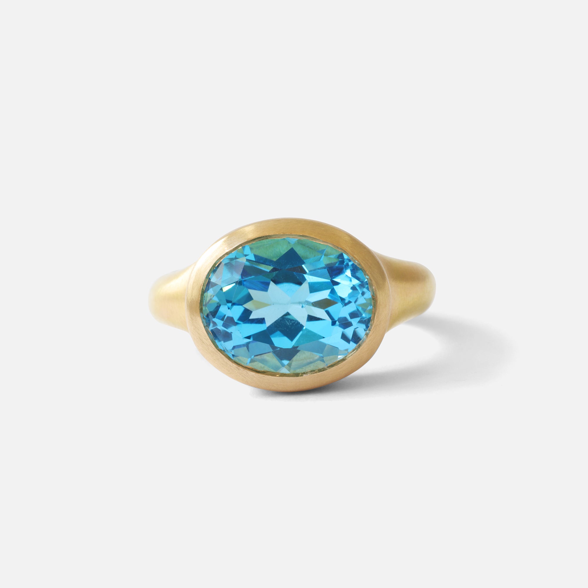 Swiss Blue Topaz Ring By Bree Altman in ENGAGEMENT Category