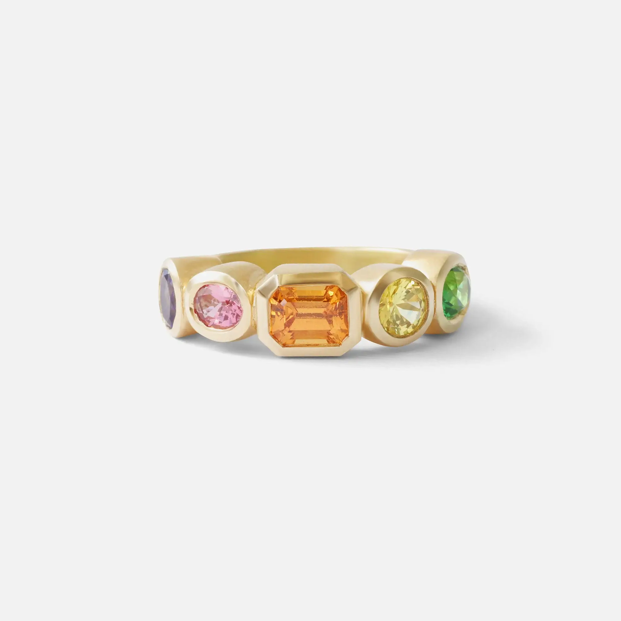 5 Stone Candy Ring By Bree Altman in Wedding Bands Category