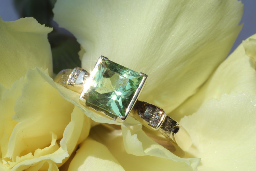 Cloudbeam / Paraiba Ring By Young Sun Song in ENGAGEMENT Category