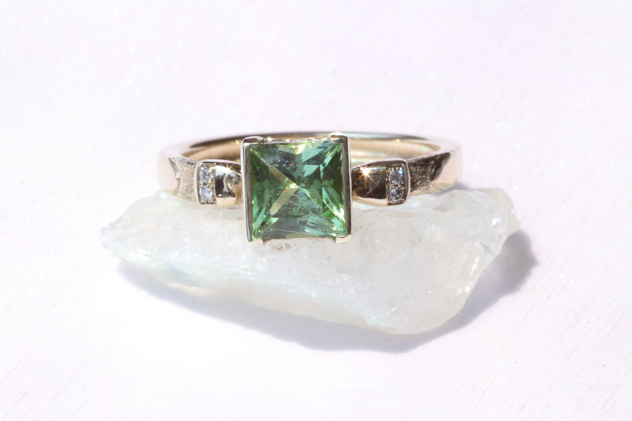Cloudbeam / Paraiba Ring By Young Sun Song