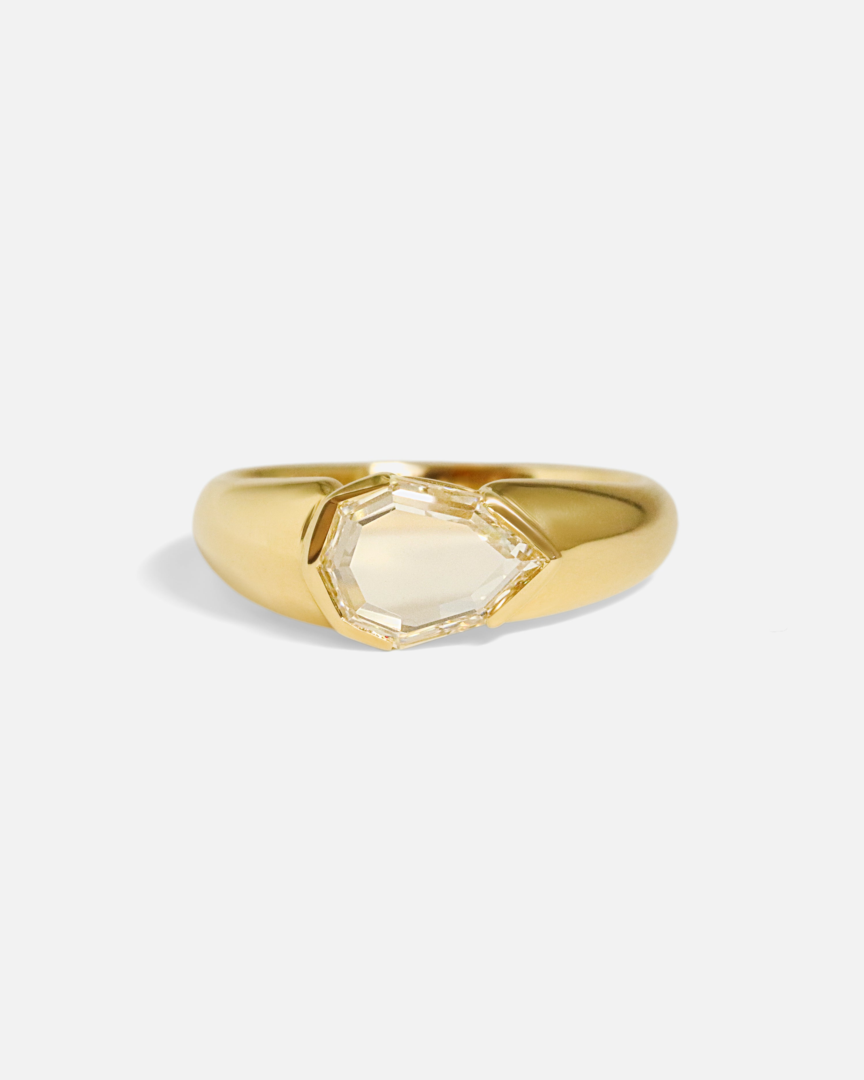 Front view of Portrait III / Natural Diamond Ring by Joko