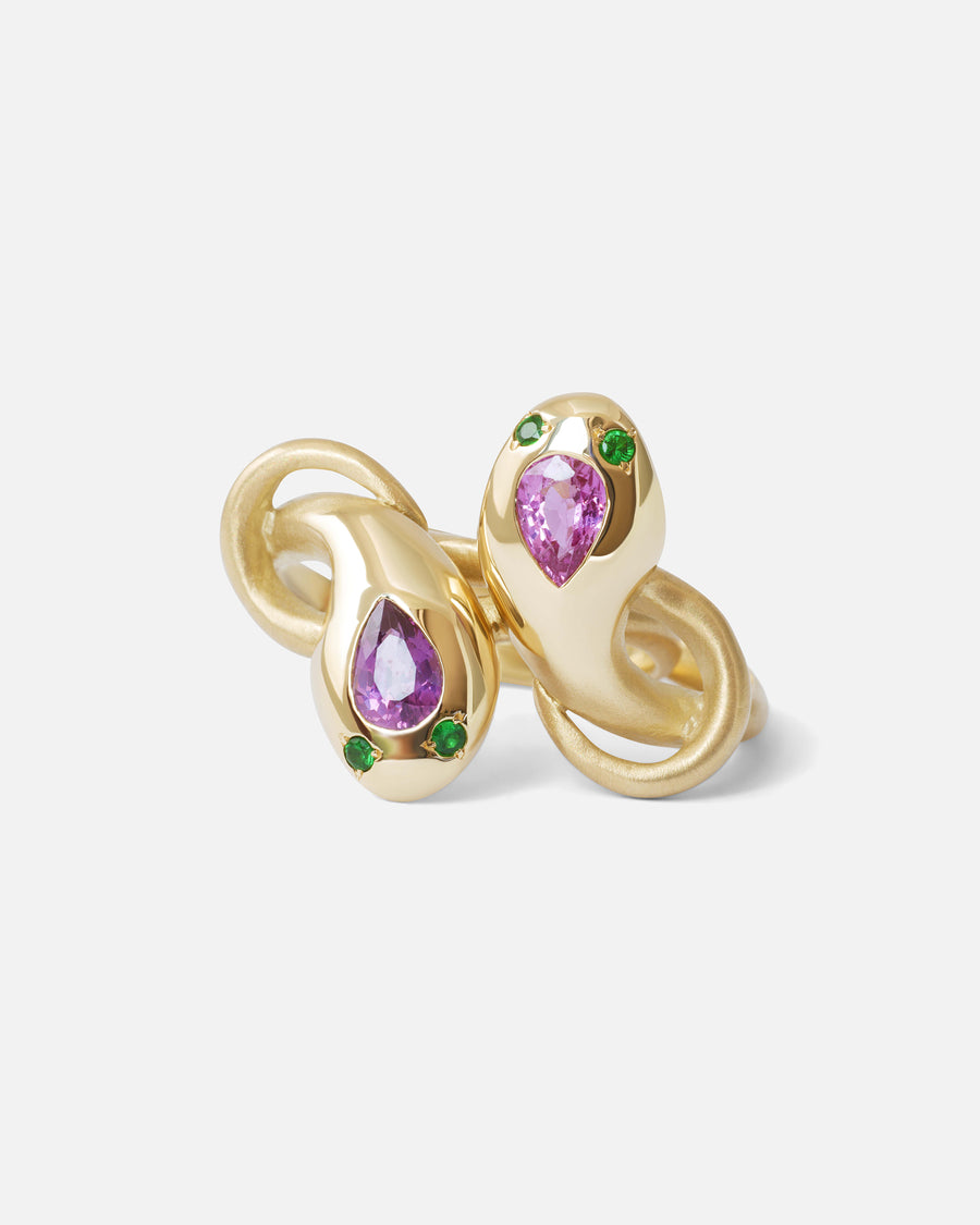 Nudum Serpentes Ring / Purple Sapphire By Ides in rings Category