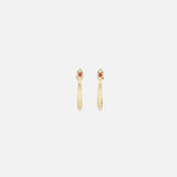 Front view of Ophidia Circuli Earrings by Ides