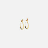 Angled view of Ophidia Circuli Earrings by Ides