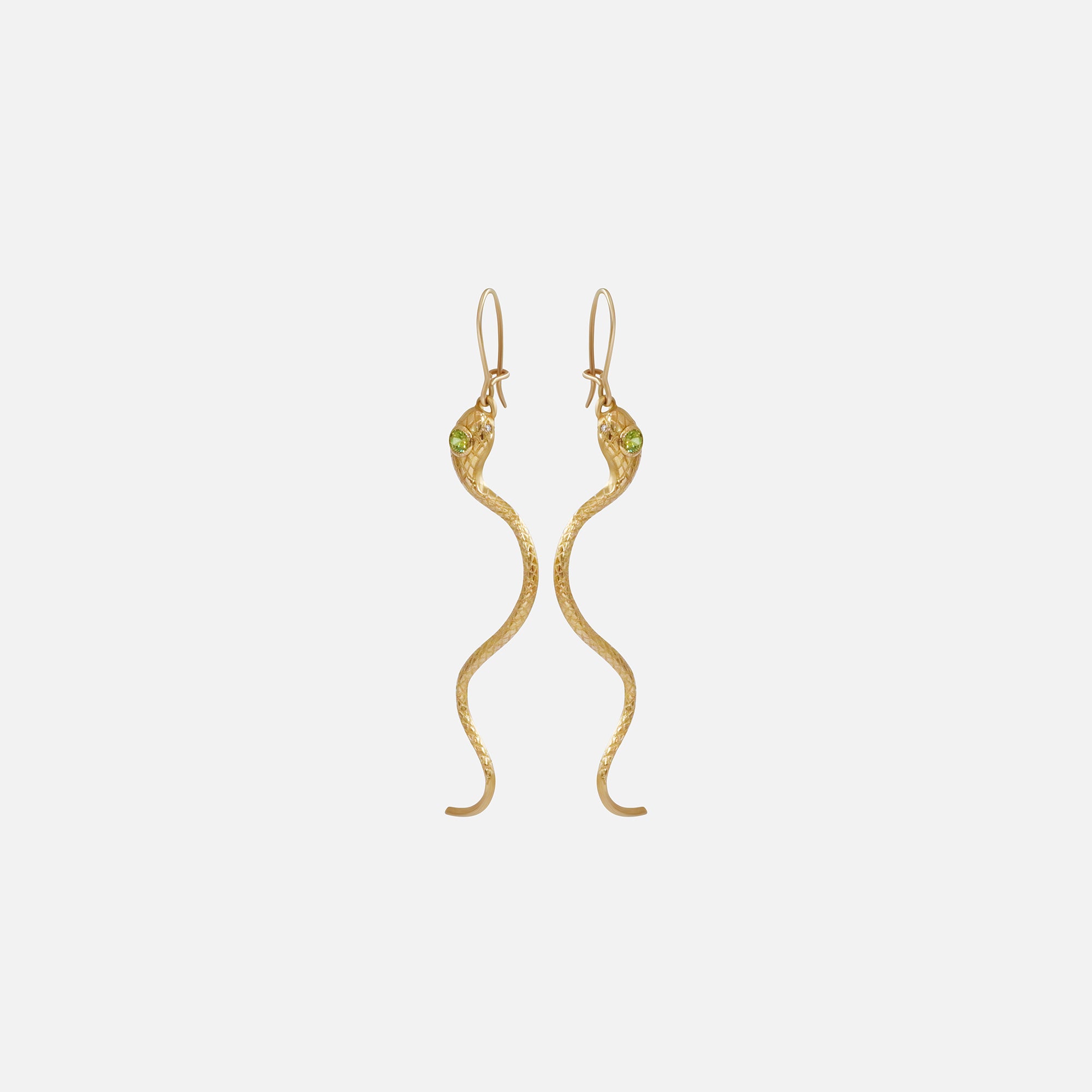 Ornata Ophidia Shepherd Hook Earrings By Ides in earrings Category