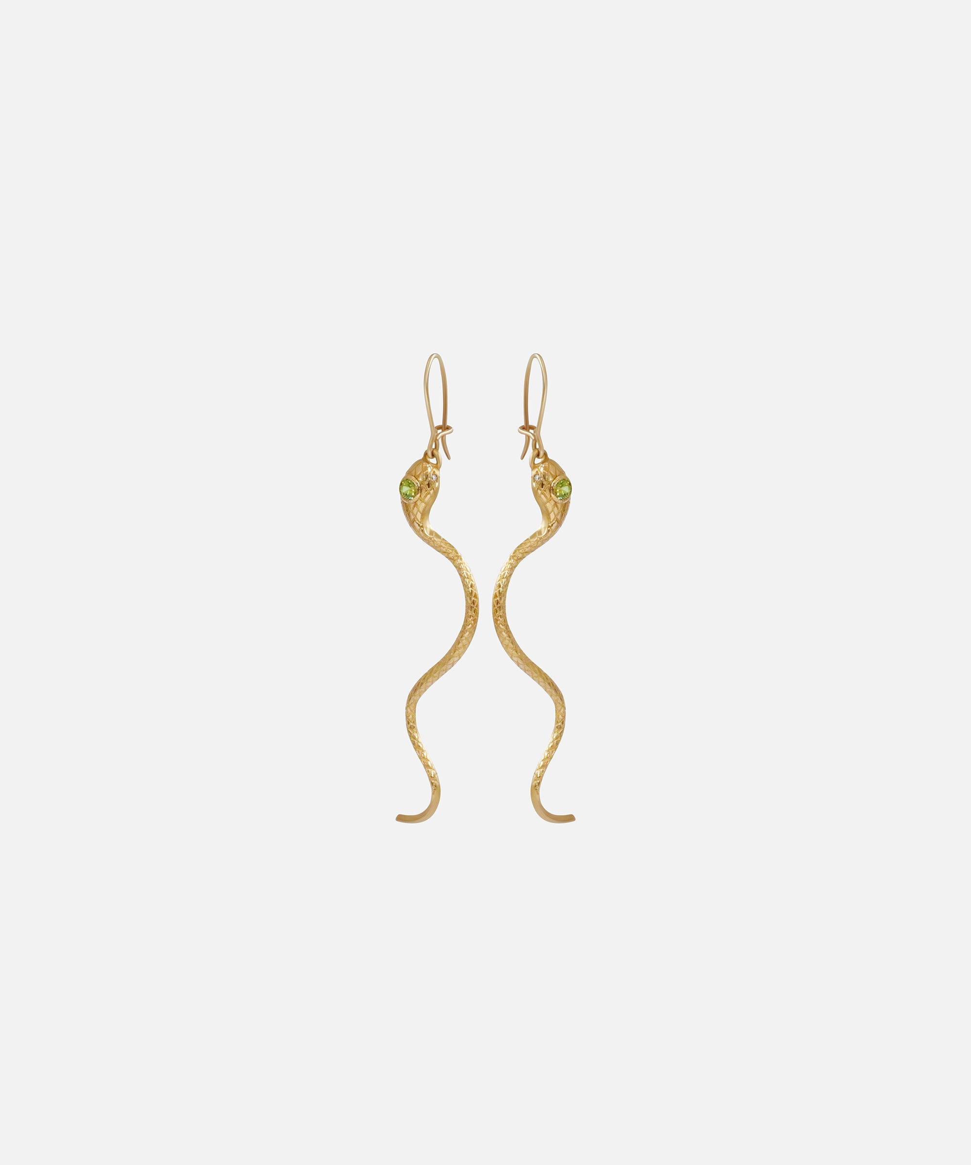 Ornata Ophidia Shepherd Hook Earrings By Ides