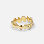 Side view of Pyrus Eternity Band / Round Diamonds