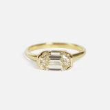 Front view of Tsurugi Ring / 2.05ct Lab Diamond by Joko