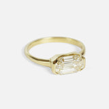Side view of Tsurugi Ring / 2.05ct Lab Diamond by Joko