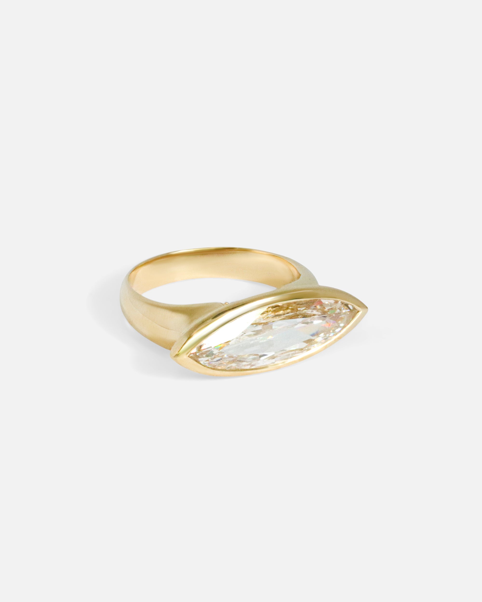 Side view of Marquise / Diamond Ring by Joko