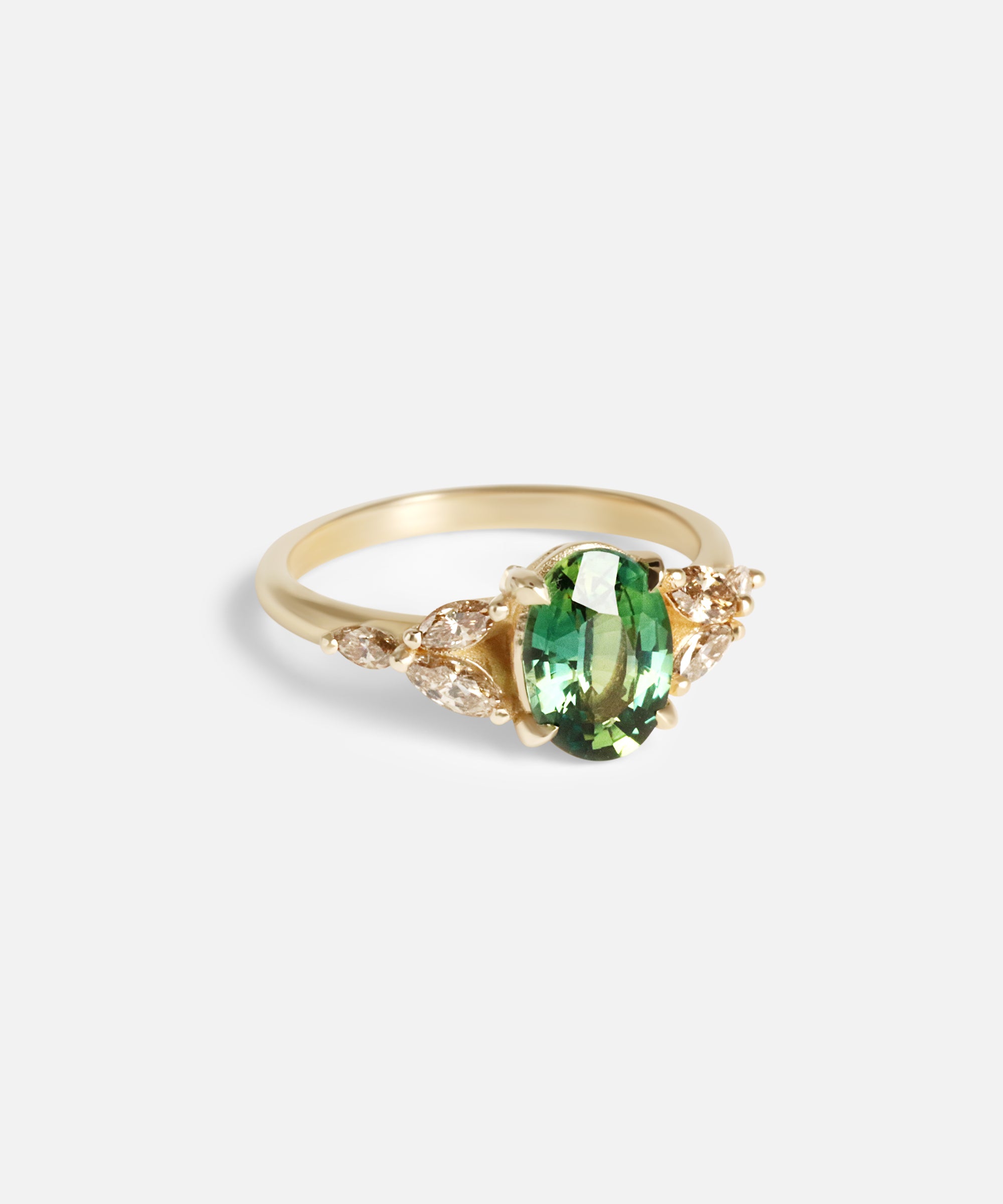 Side view of Aster Ring by Kestrel Dillon