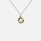 Front view of Star Jelly Pendant / Milky Diamond by Kestrel Dillon