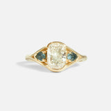 Front view of Triple Tributary Ring by Hiroyo