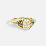 Side view of Triple Tributary Ring by Hiroyo