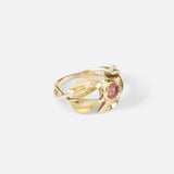 Side view of Willow / Tourmaline Ring by Kestrel Dillon