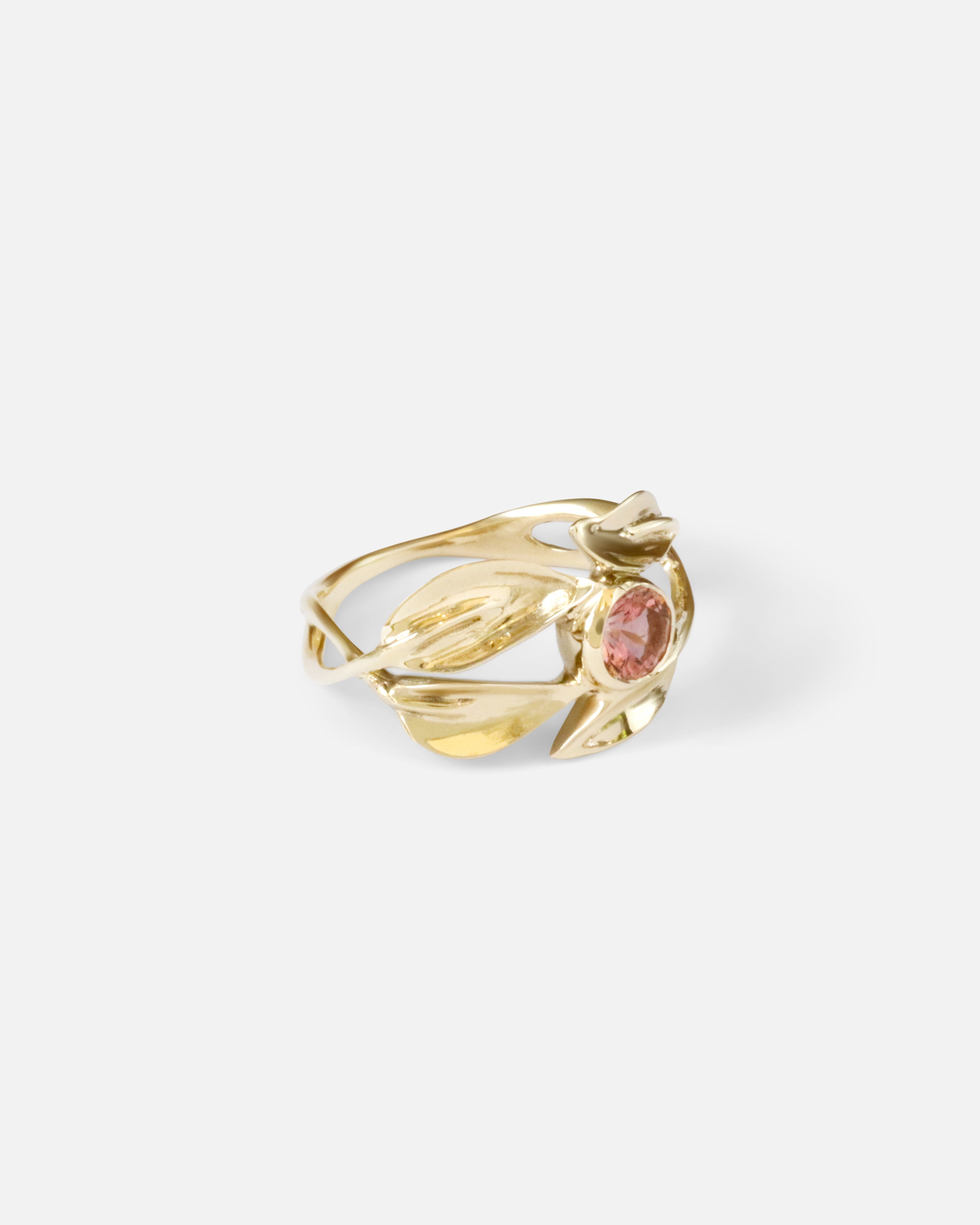 Side view of Willow / Tourmaline Ring by Kestrel Dillon