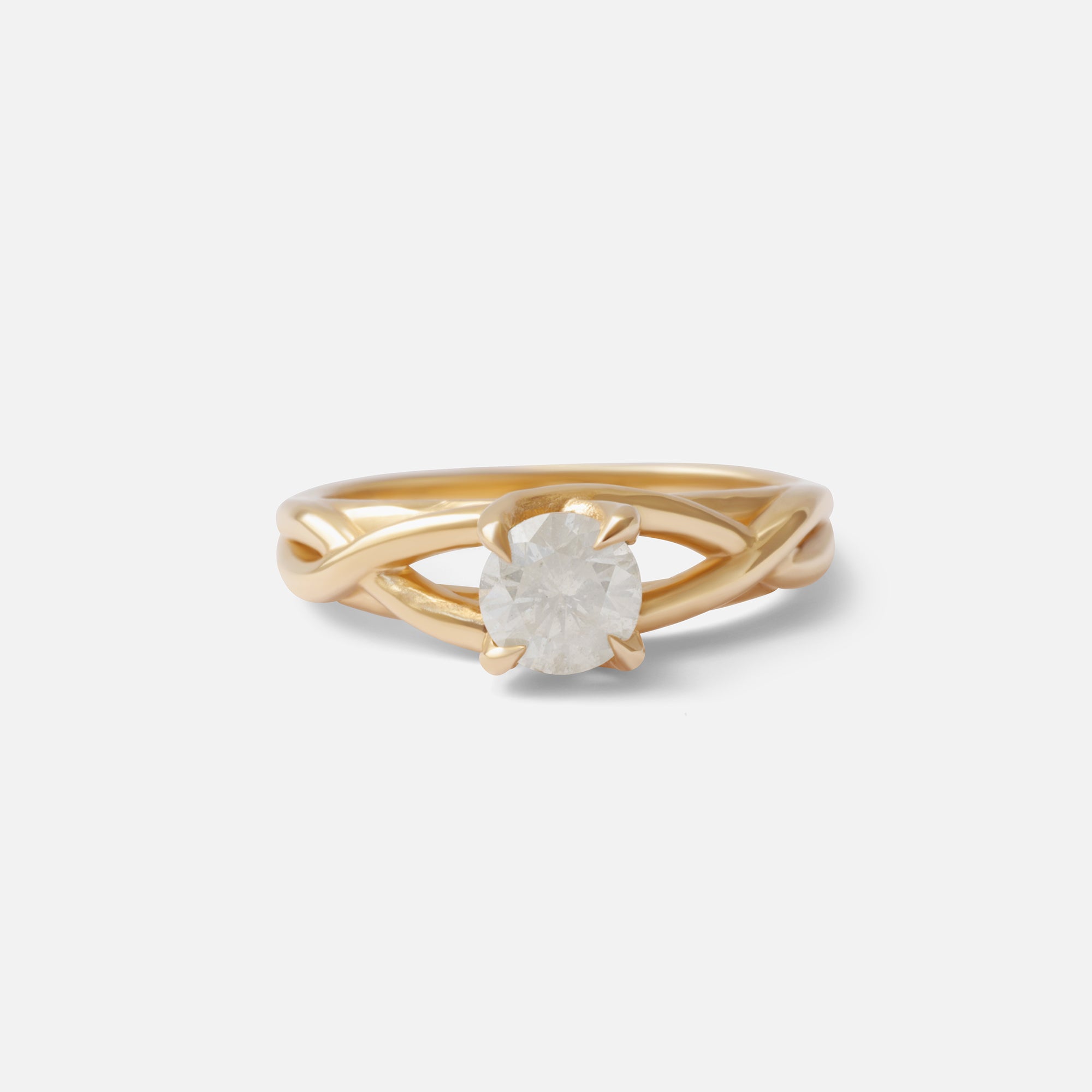 Twist Solitaire Ring By Kestrel Dillon in ENGAGEMENT Category