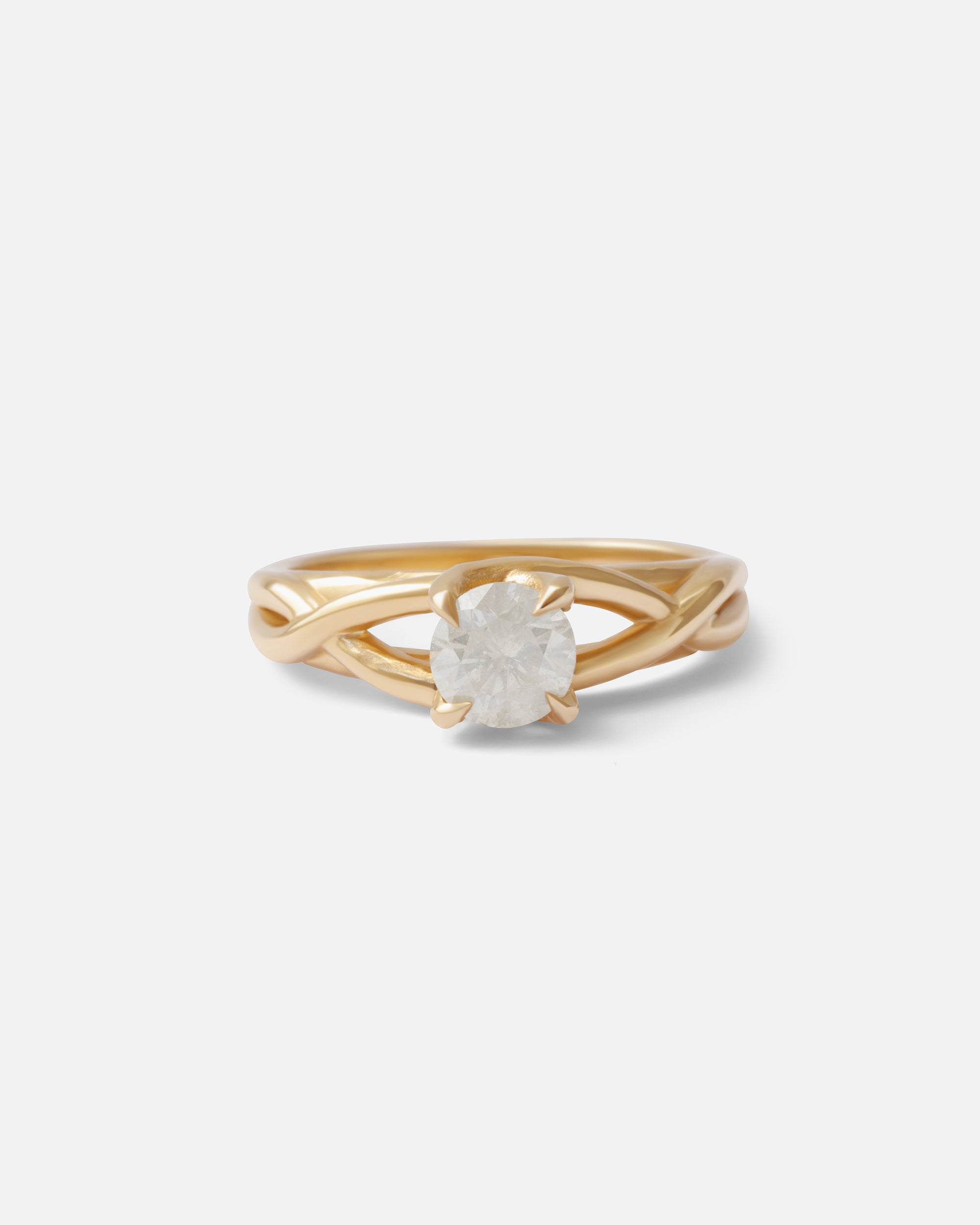 Twist Solitaire Ring By Kestrel Dillon