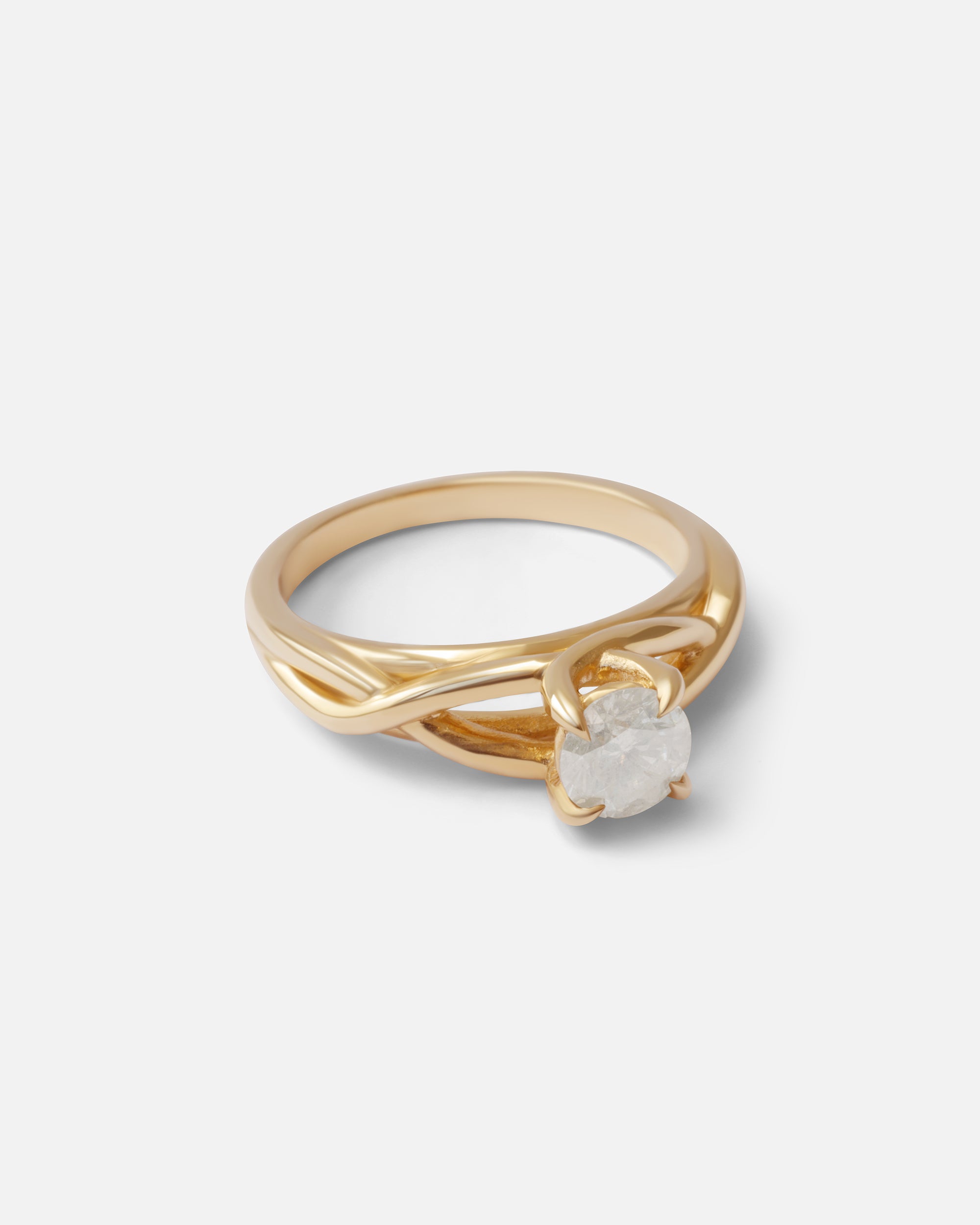 Twist Solitaire Ring By Kestrel Dillon