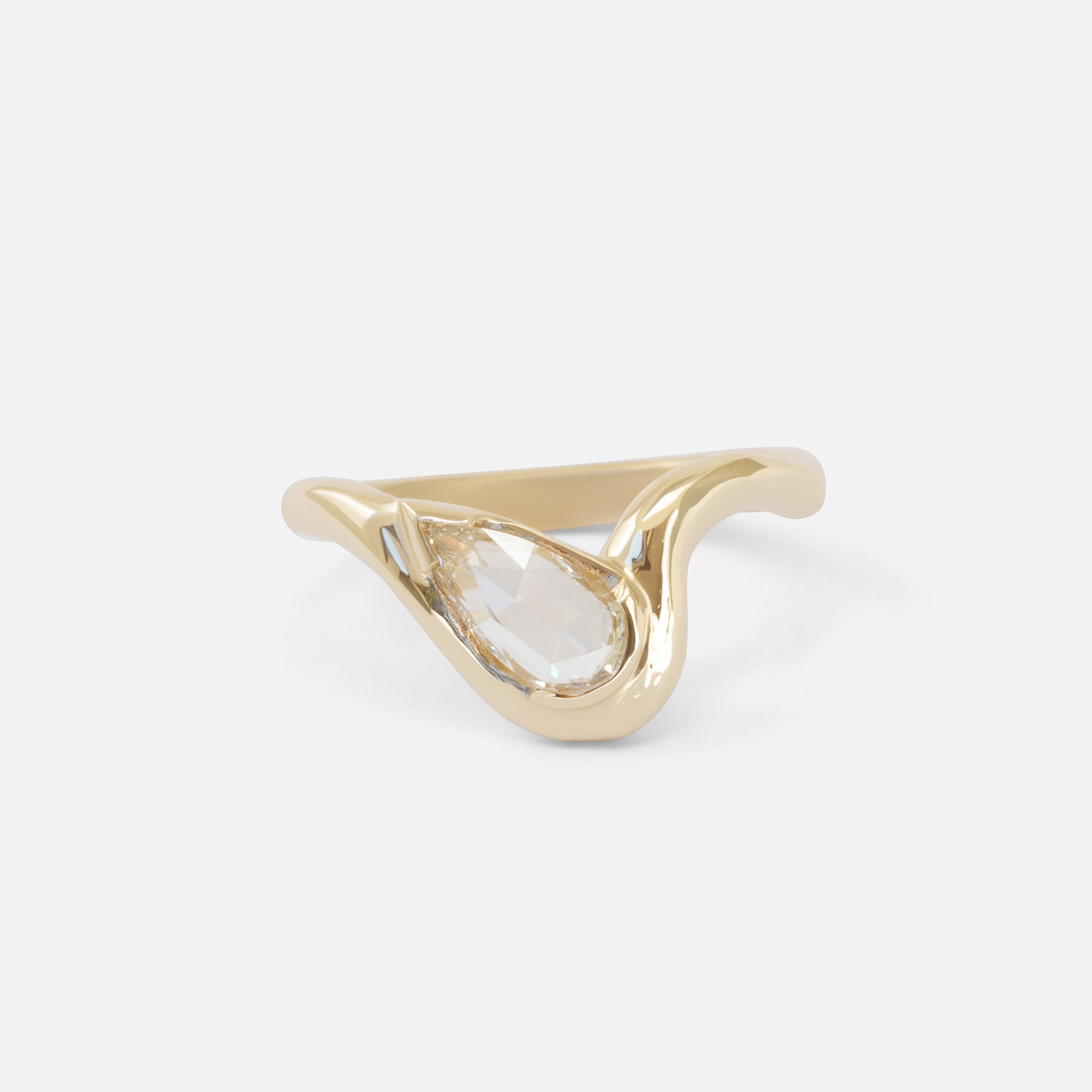 Pear Dip Ring By Kestrel Dillon in ENGAGEMENT Category