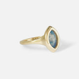 Angled side view of Star Jelly Solitaire Ring by Kestrel Dillon