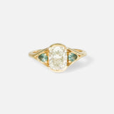 Front view of Triple Tributary Ring by Kestrel Dillon