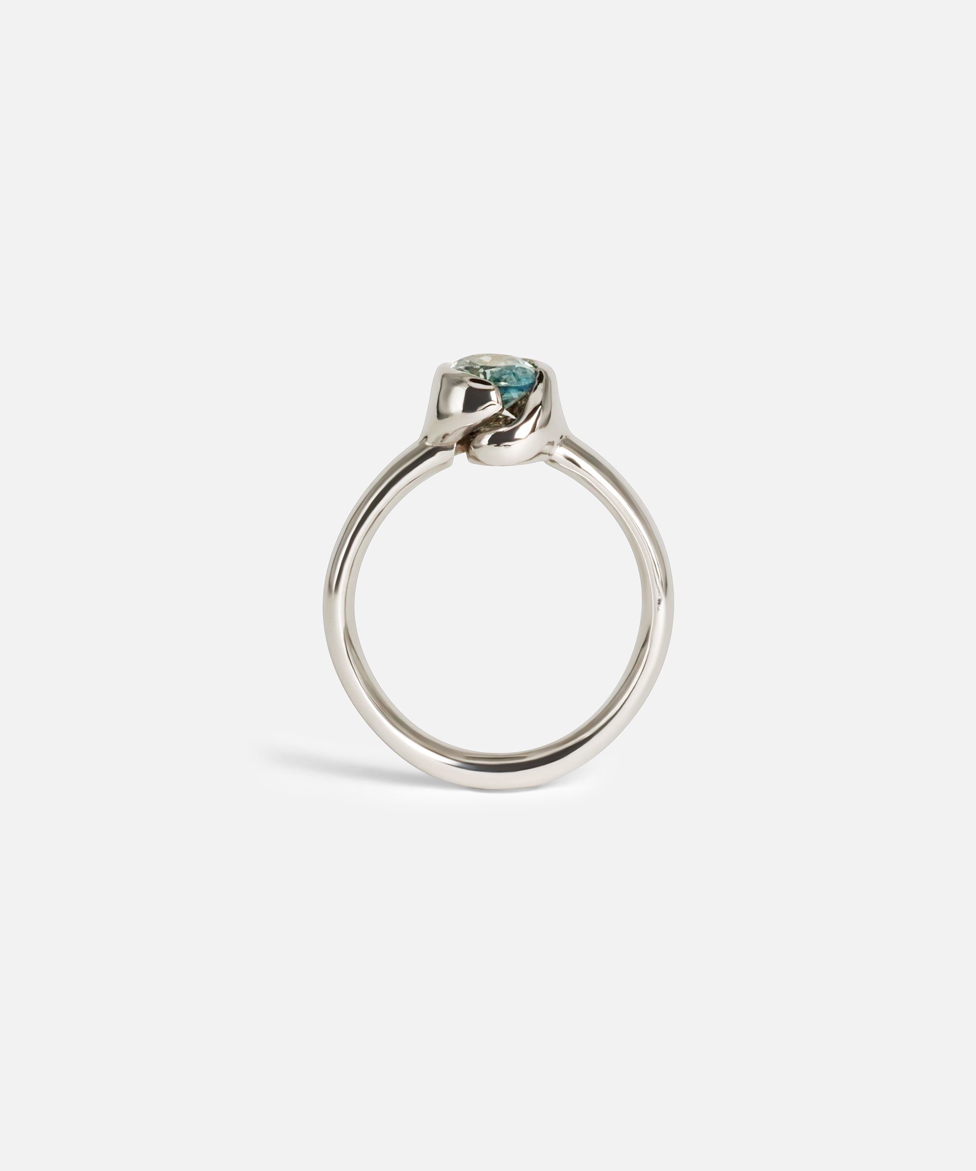 Angled view of Helix Ring by Lucia B Marti