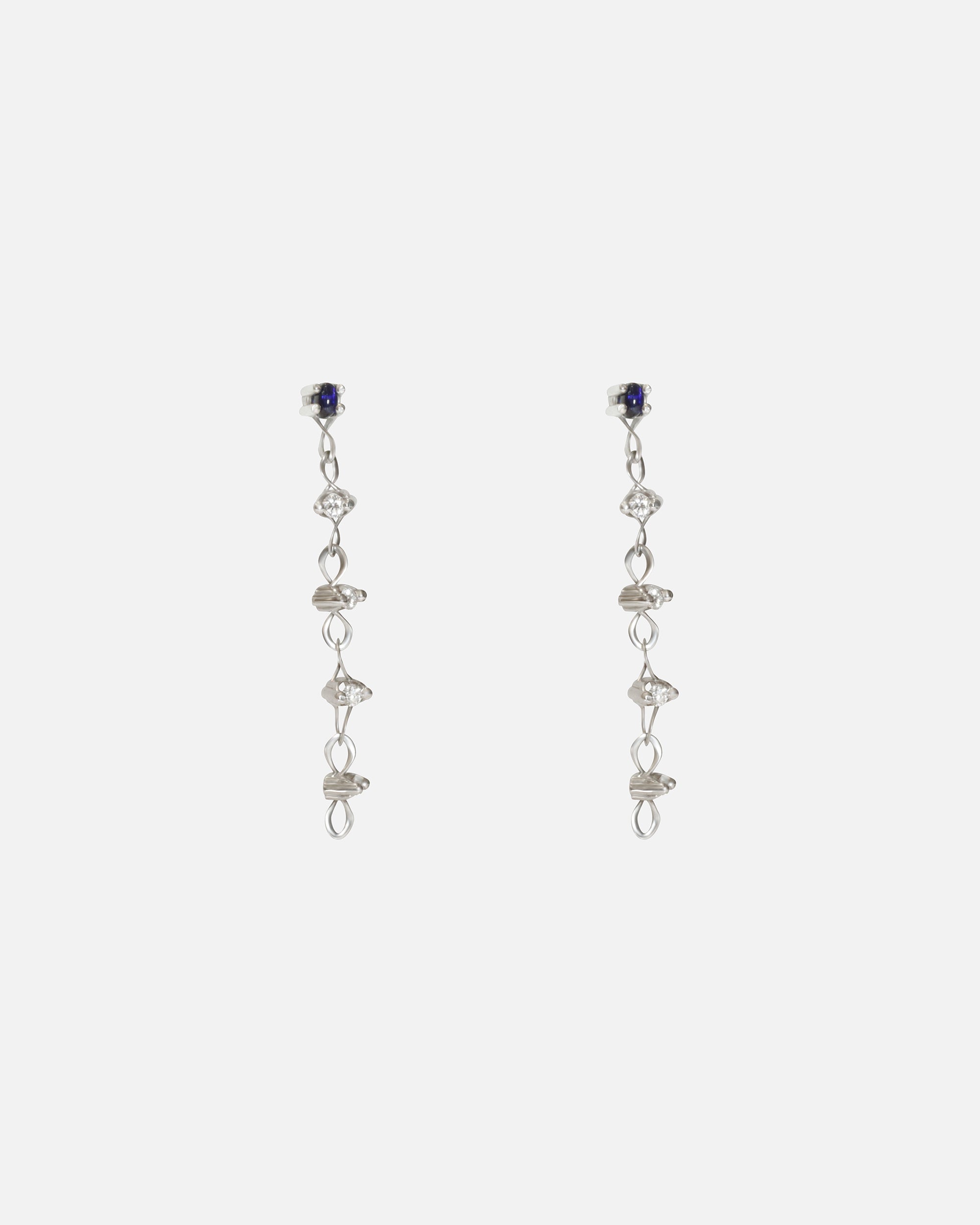 Front view of Locus Drop Earrings by Lucia B Marti