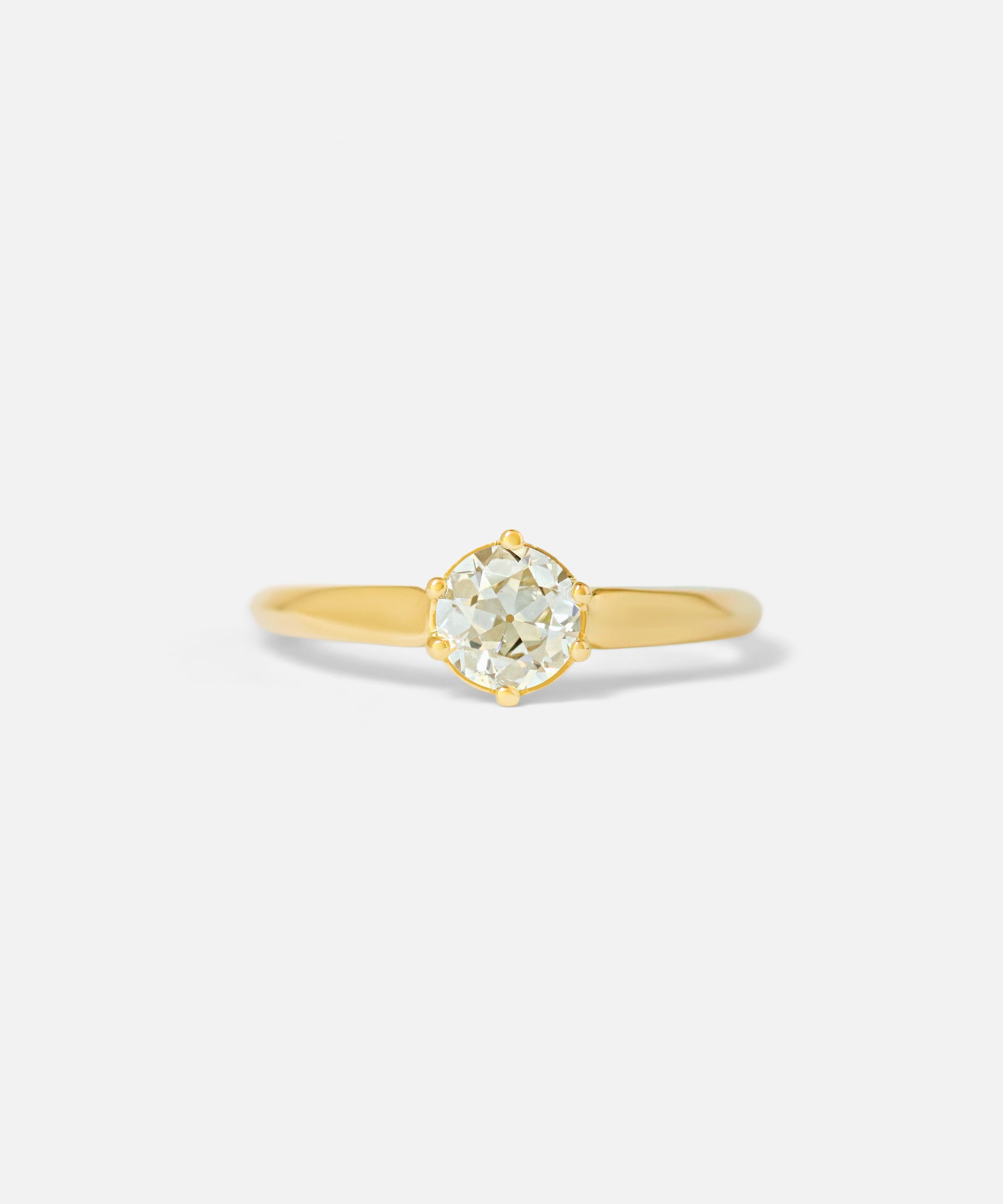 Front view of Leigh / Old Euro Diamond Ring by Casual Seance