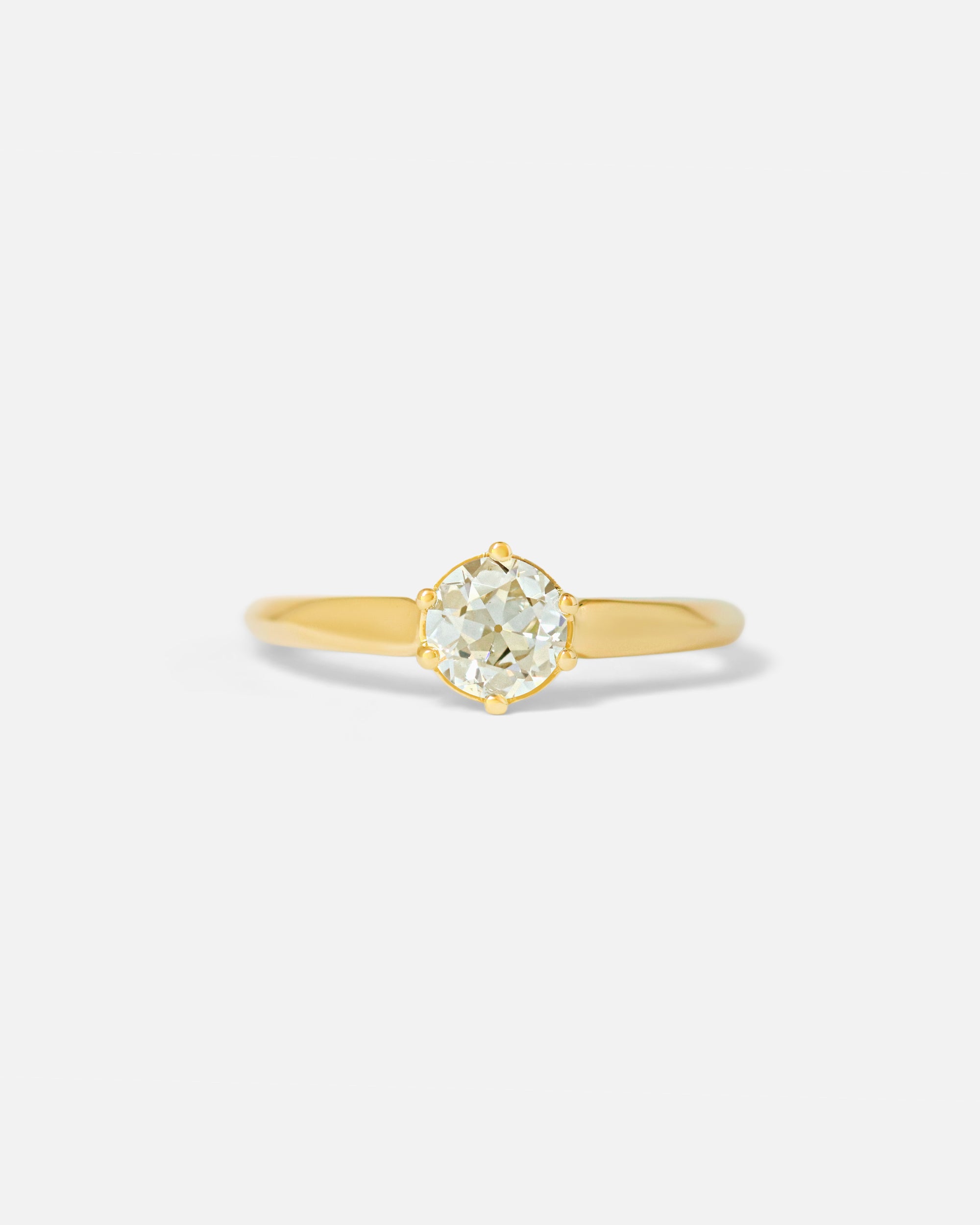 Front view of Leigh / Old Euro Diamond Ring by Casual Seance
