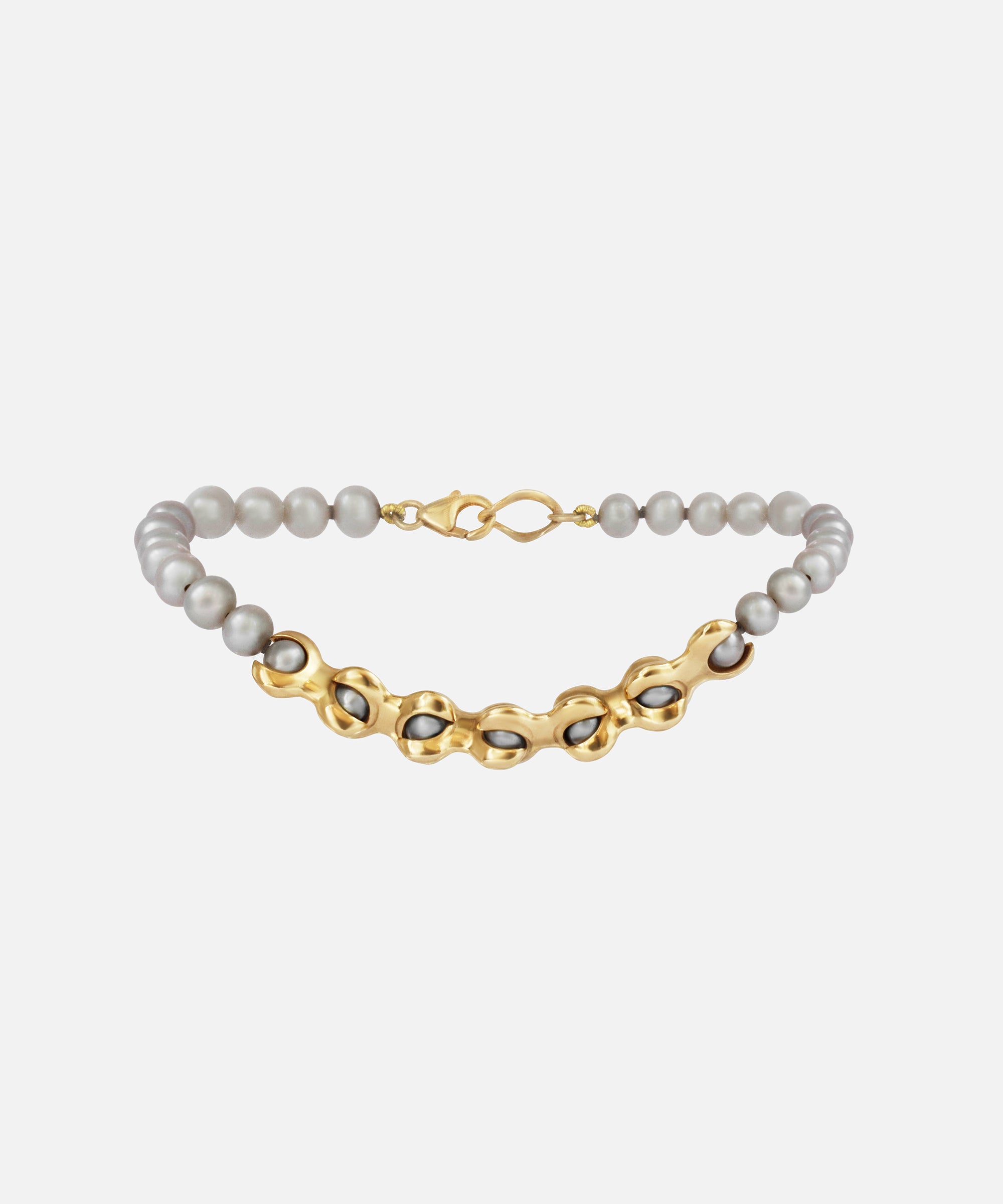 Front view of X Bracelet / 3mm