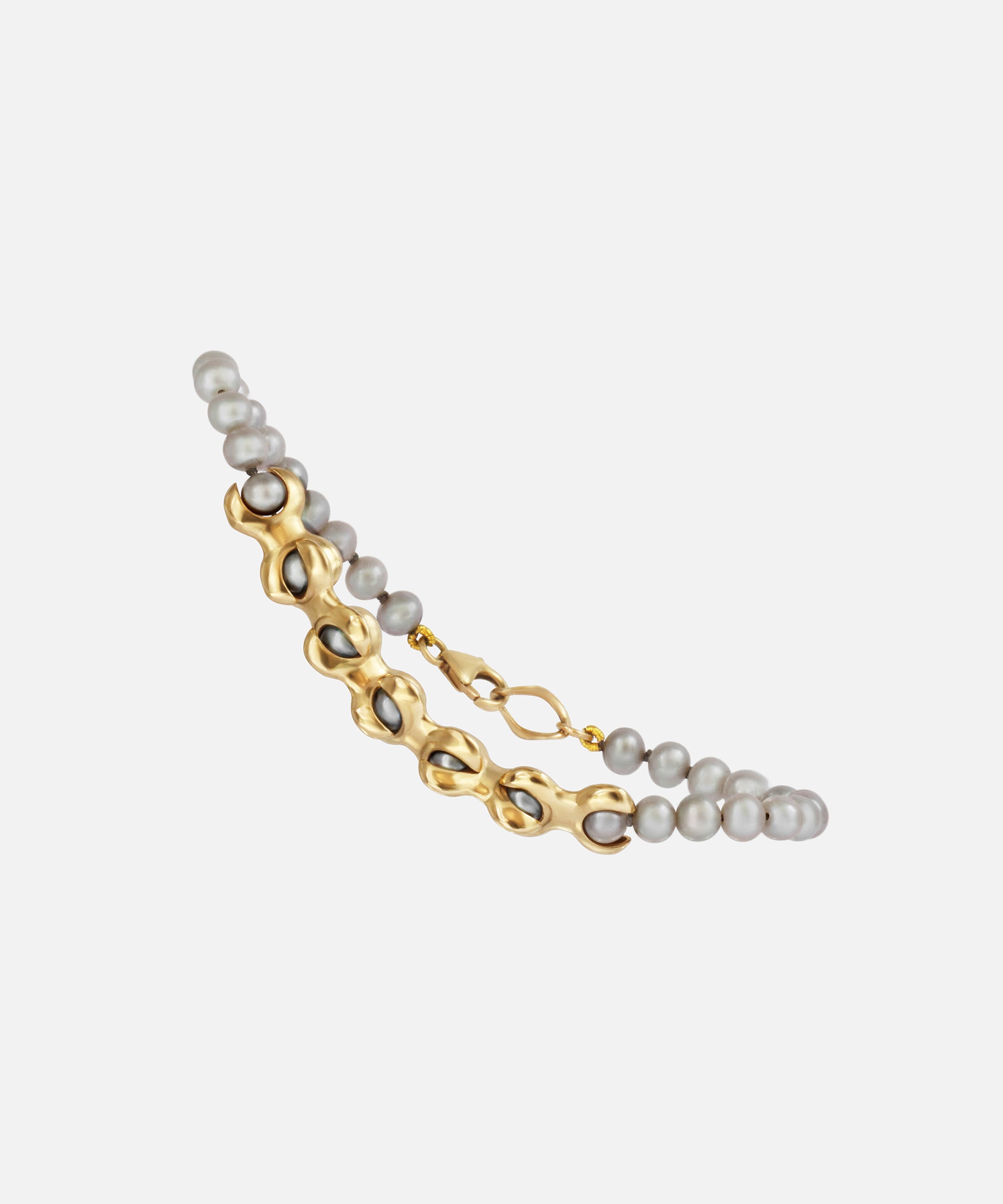 Side view of X Bracelet / 3mm